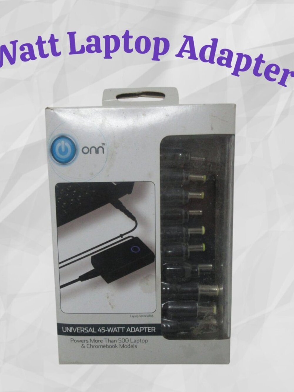 ONN ONA18HO027 45W Universal Laptop Charger New in Box